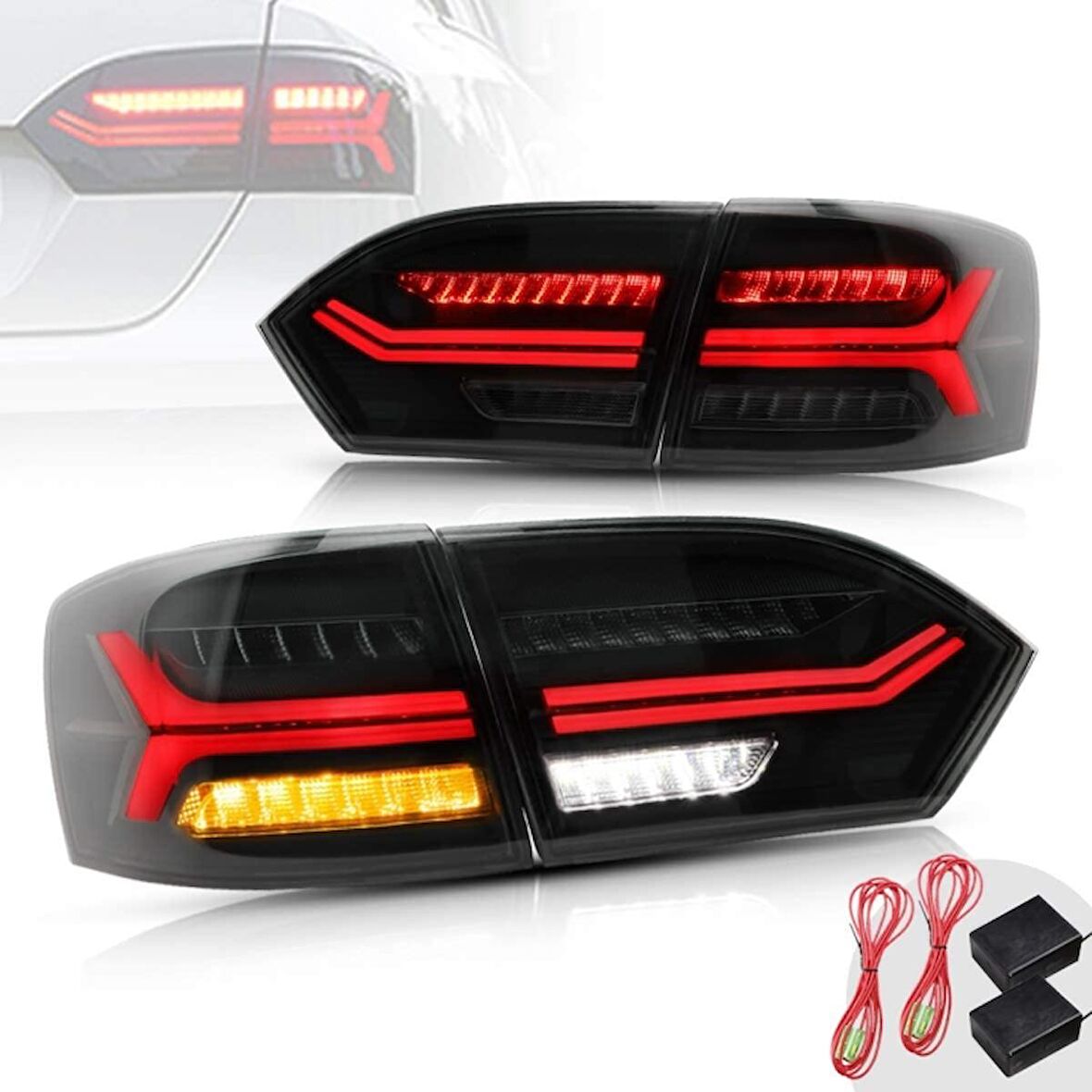 JETTA 2012-2015 IÇIN UYUMLU SMOKE LED STOP