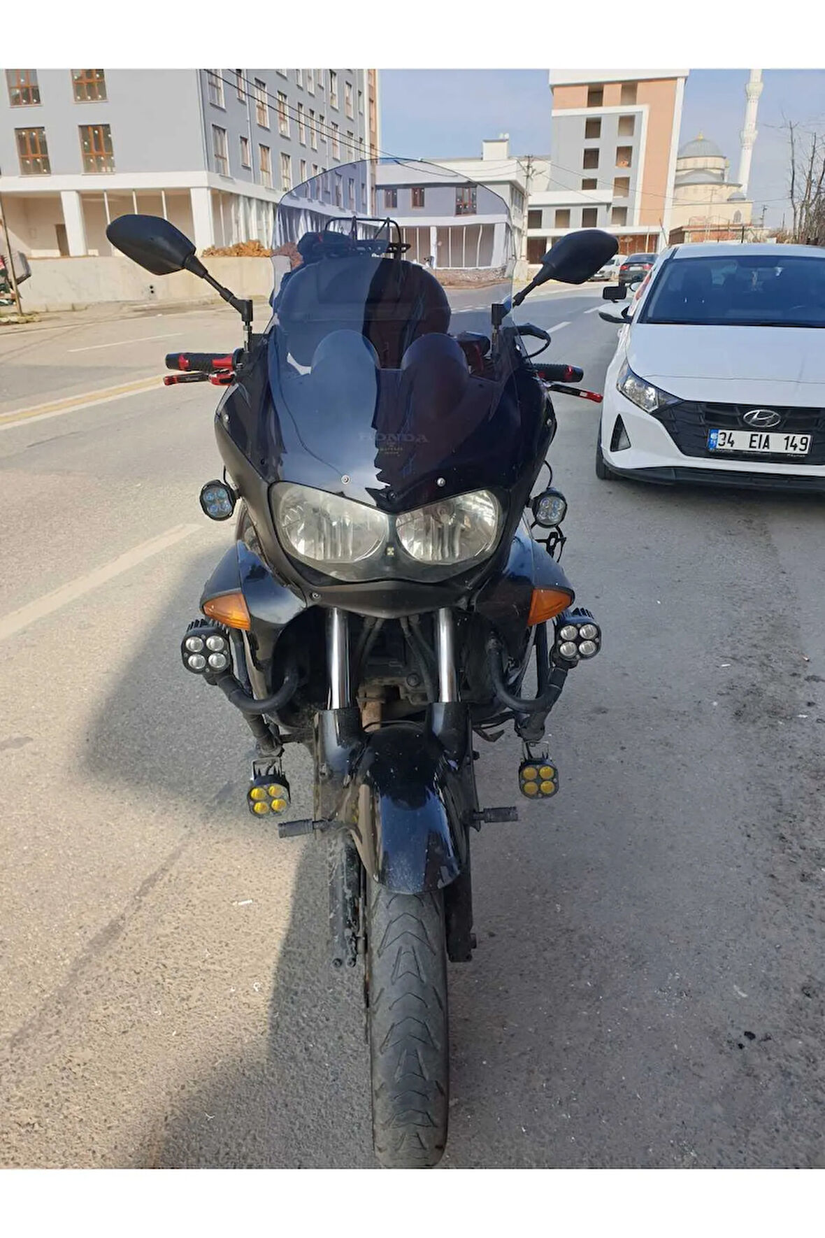 Honda Varadero Mk.1 Siperlik Ön Cam 1999 2003 Model 54cm Açıkfüme Renkli 4mm