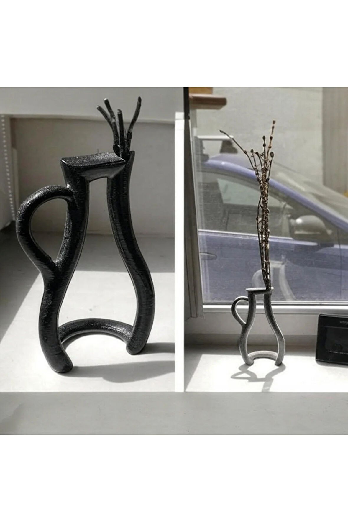 Estetik 3D Baskı Vazo - 24 cm, PLA Malzeme