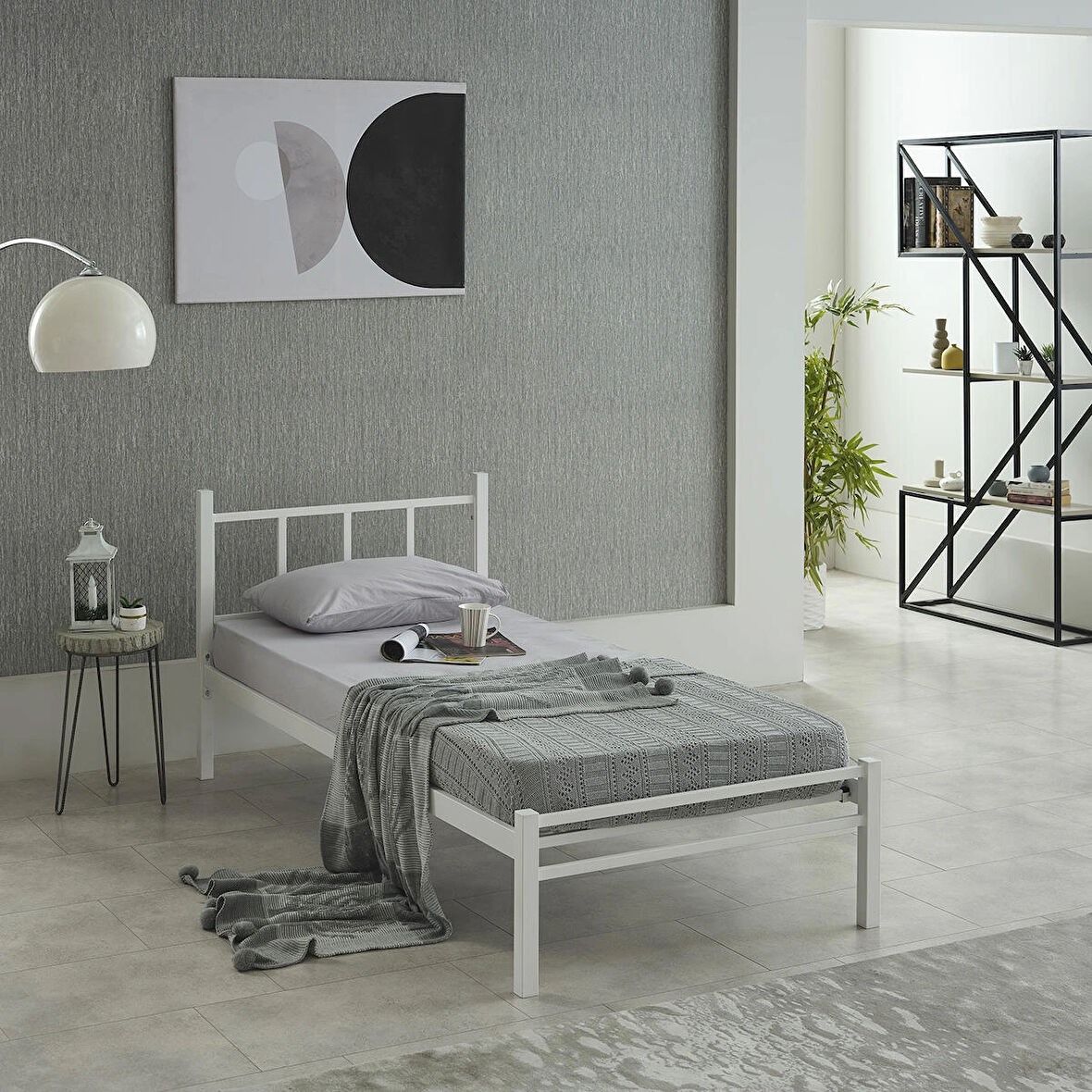 Ventus Tek Kişilik Metal Karyola 90x190