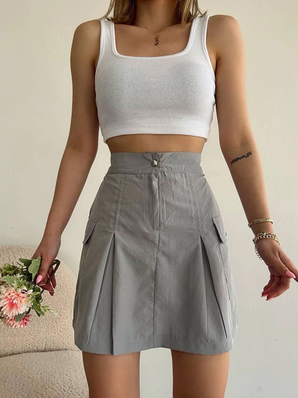 Cepli paraşüt etek s241021