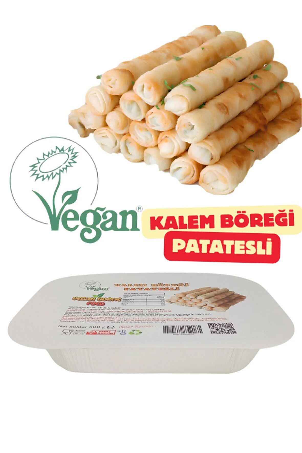 Vegan Kalem Böreği Patatesli 500 gr