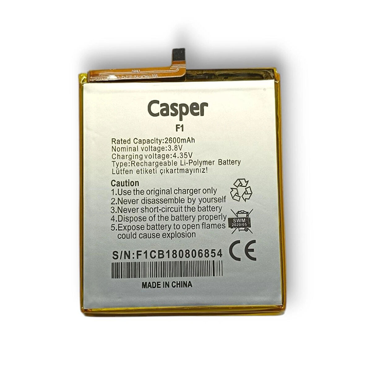 Casper Via F1 Batarya Casper Batarya BL-N3000e Uyumlu Batarya