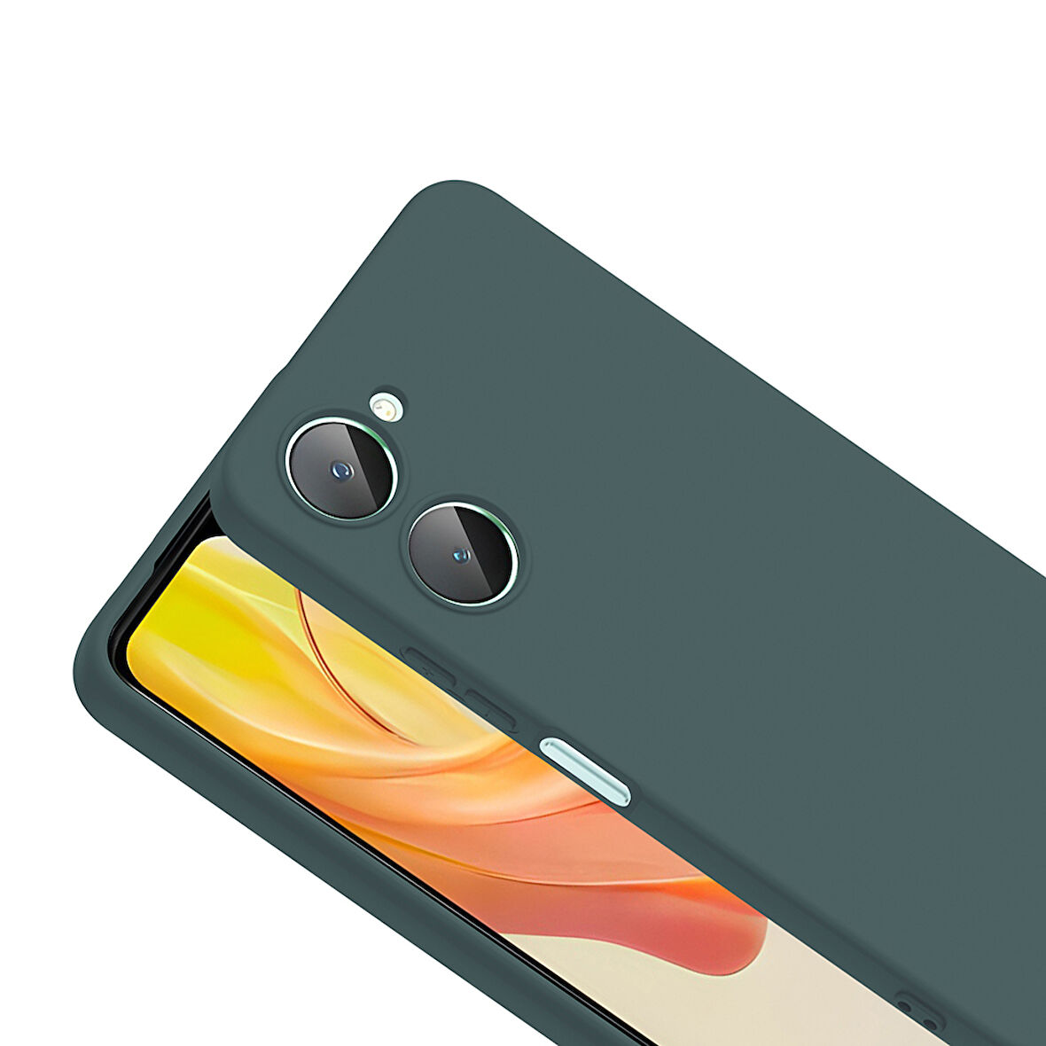 Vivo Y18 Kılıf içi Kadife Silikon Zr-Mara