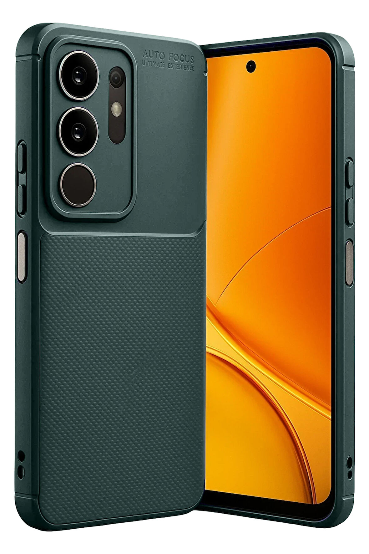 Vivo Y29 4G Kılıf Karbon Görünümlü Silikon Azn-FcsKrbn