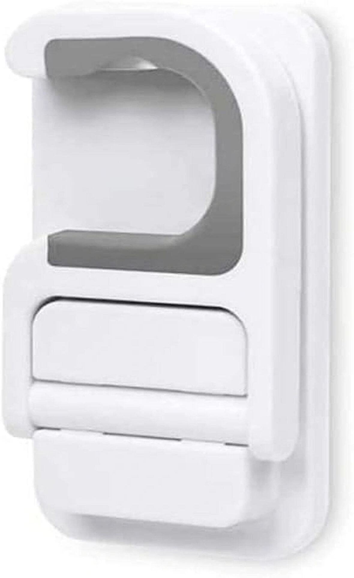 Microcase Yapışkanlı Kaymaz Süpürge Paspas Mop Havlu Eşya Tutucu - BEYAZ AL4799