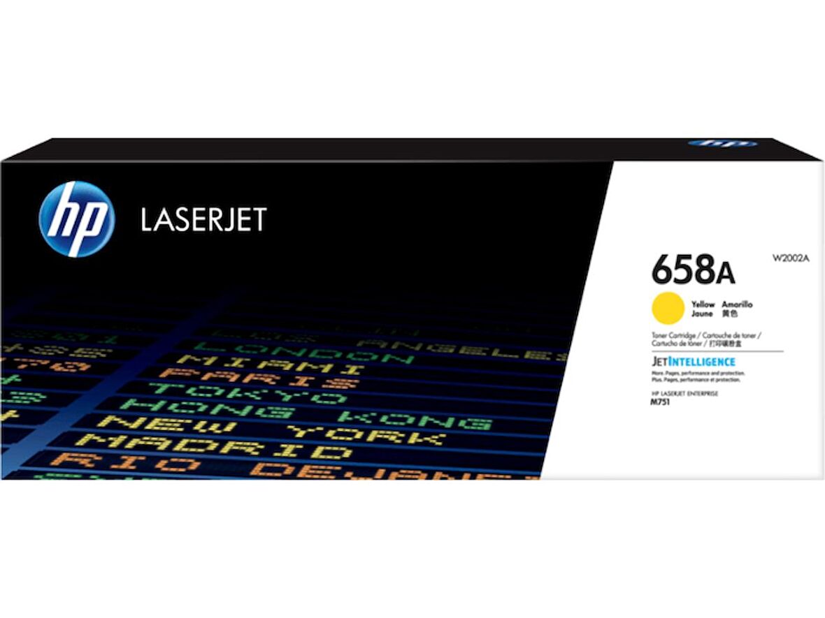 HP 658A Sarı Orjinal Toner W2002A