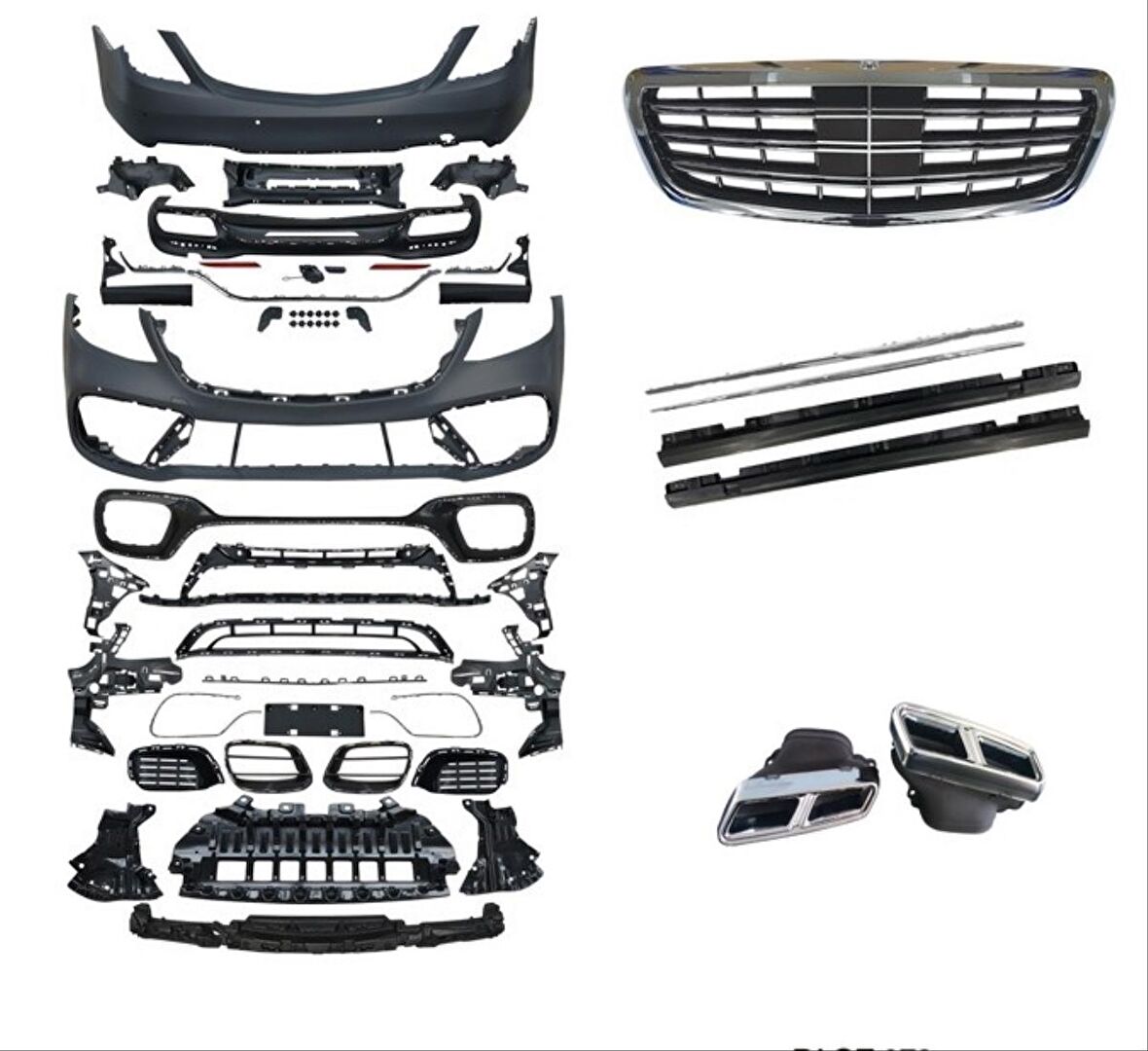 W222 2014-2020 S SERISI IÇIN UYUMLU S63 GÖRÜNÜM BODY KIT