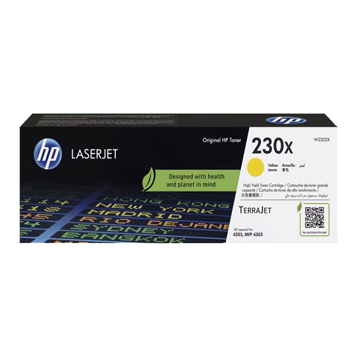 Hp 230X-W2302X Sarı Orijinal Toner Yüksek Kapasiteli
