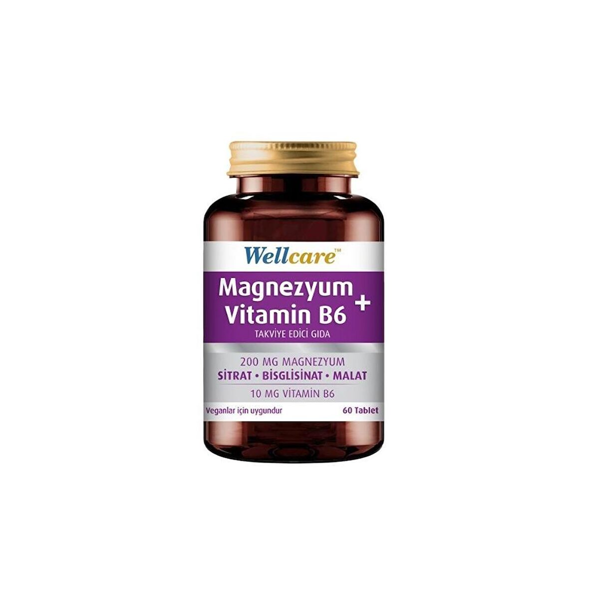 Magnezyum + Vitamin B6 İçeren Takviye Edici Gıda 60 Tablet 