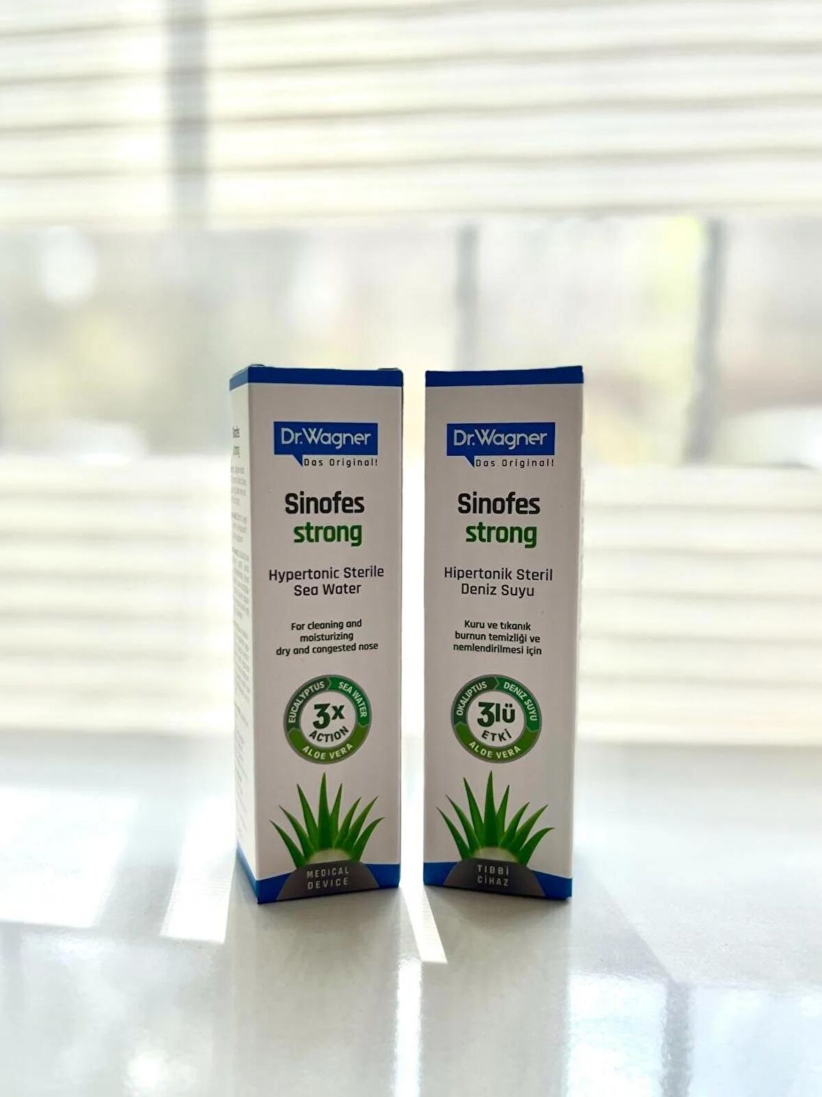 Dr. Wagner Sinofes Strong Hipertonik Deniz Suyu Burun Spreyi 50 ml 2'Lİ SET