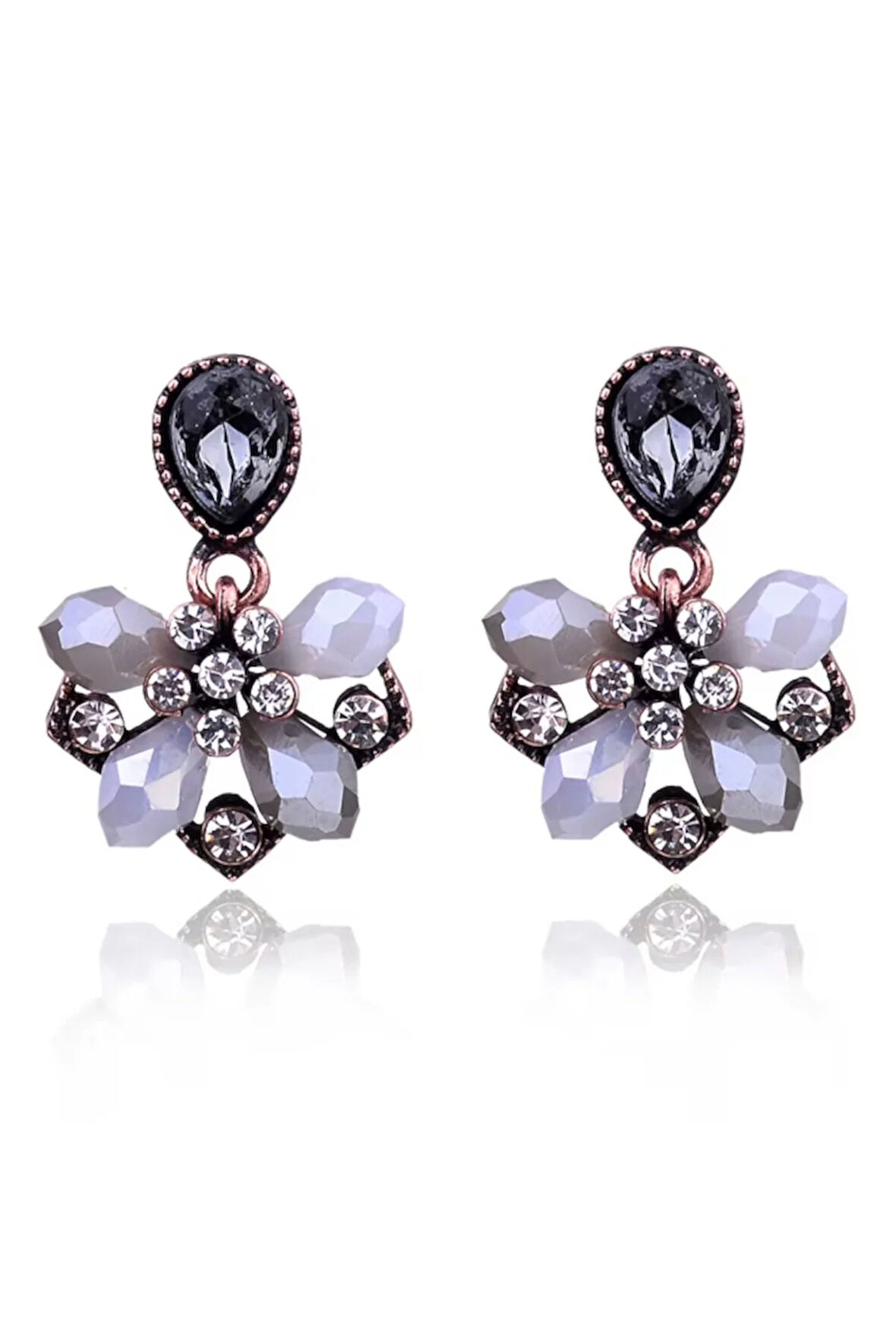 Kristal Damlalar Küpe No3