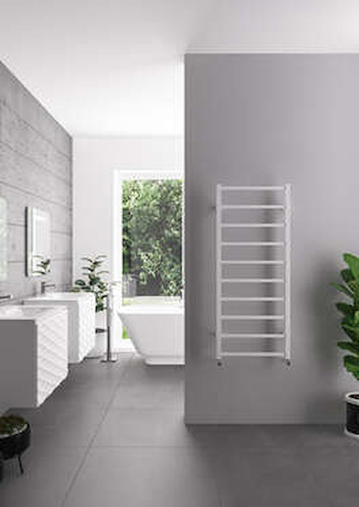 Warma Jet Çelik Dizayn Boyalı Havlupan 600x1200 Pütürlü Antrasit (7946)