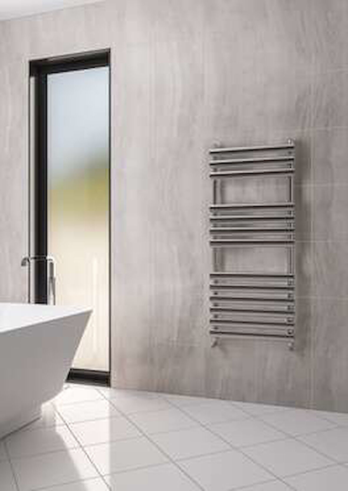 Warma Nuevita Çelik Dizayn Krom Havlupan 500x1200 Krom