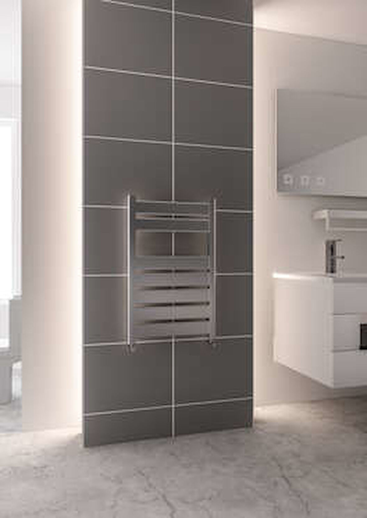 Warma Norina Çelik Dizayn Krom Havlupan 500x800 Krom