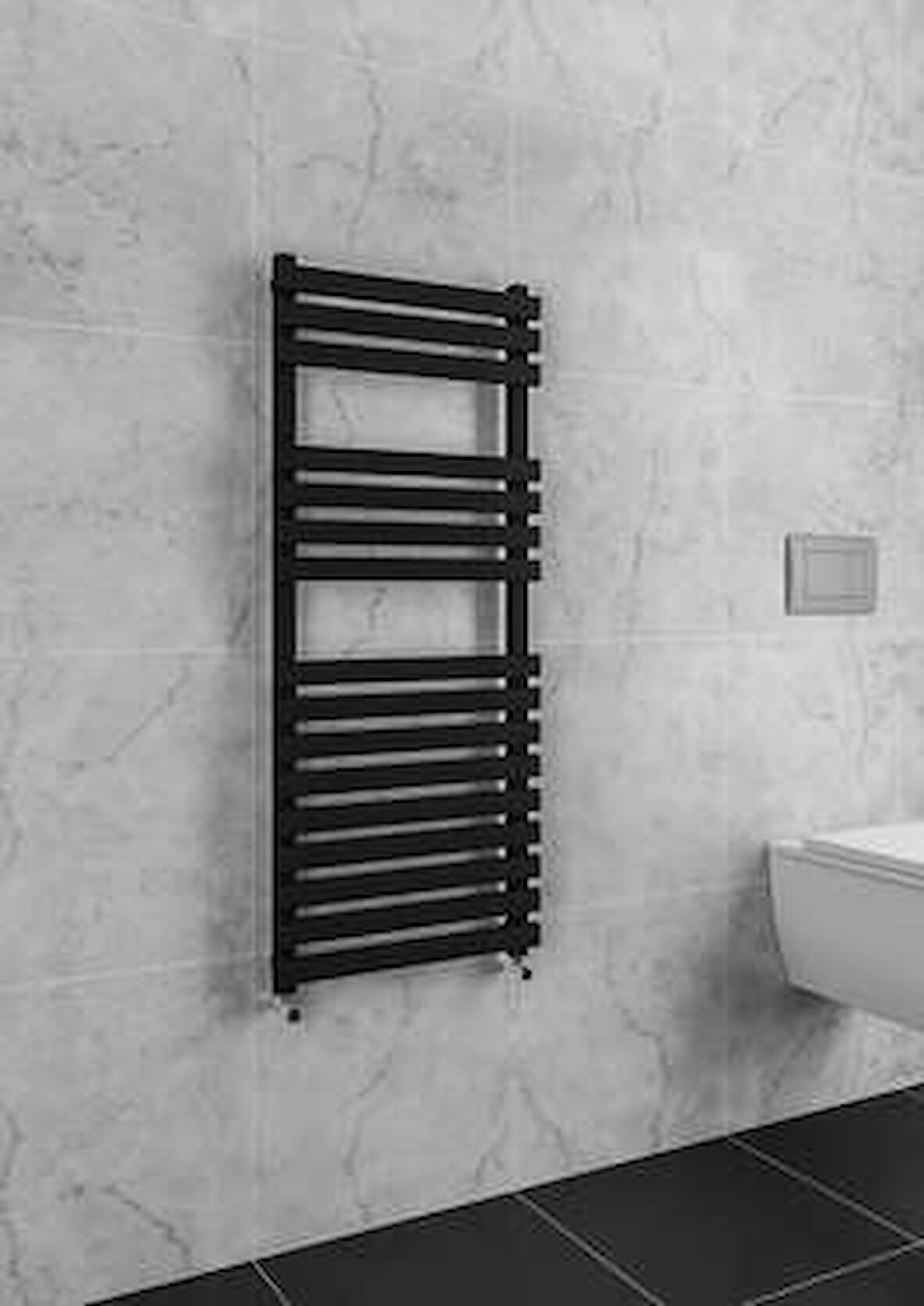 Warma Delfina Çelik Dizayn Boyalı Havlupan 500x1200 Pütürlü Antrasit (7946)