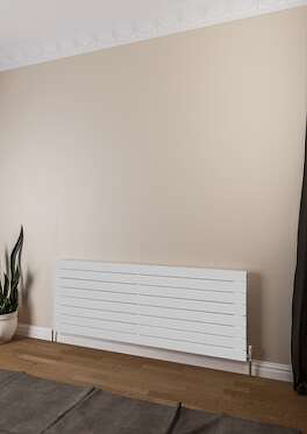 Warma Teos Yatay Çelik Radyatör 1400X595 Beyaz (RAL 9016 Gloss 80)