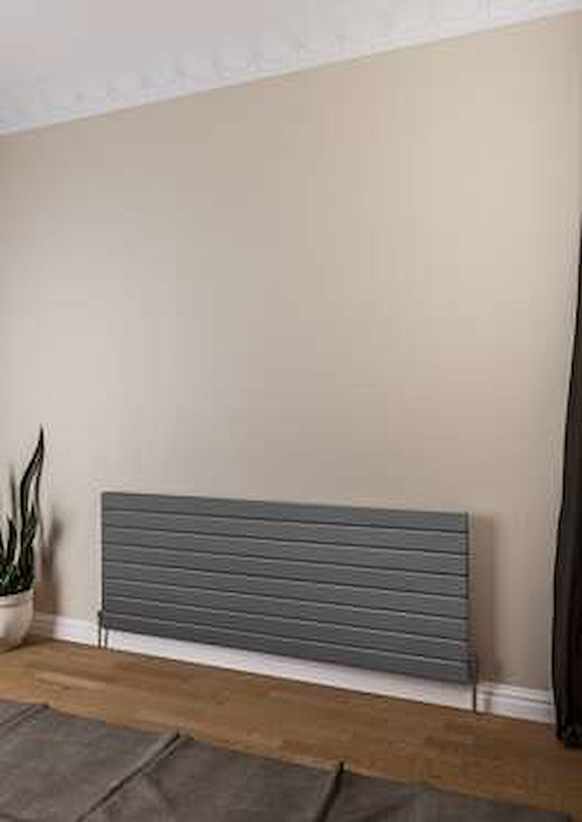 Warma Teos Yatay Çelik Radyatör 1600X595 Pütürlü Beyaz (RAL 9016)