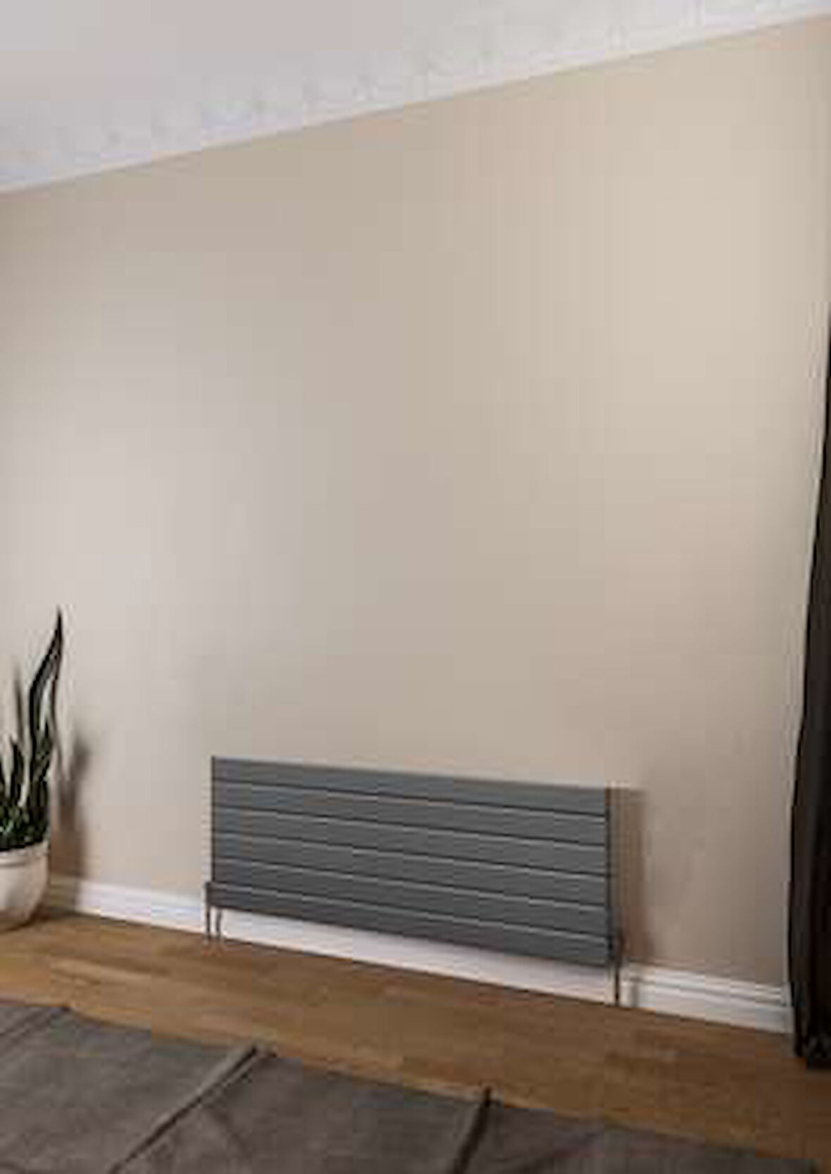 Warma Teos Yatay Çelik Radyatör 1200x445 Pütürlü Beyaz (RAL 9016)