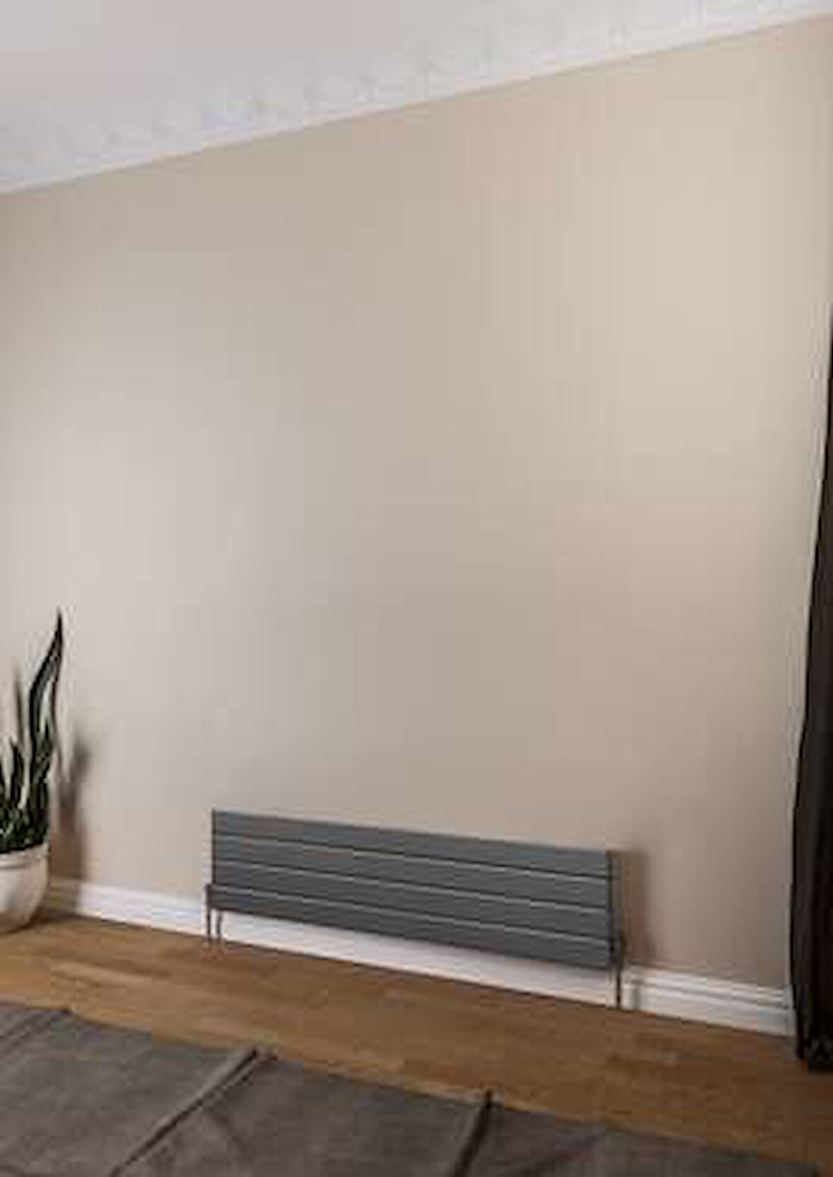 Warma Teos Yatay Çelik Radyatör 1200x295 Pütürlü Antrasit (7946)