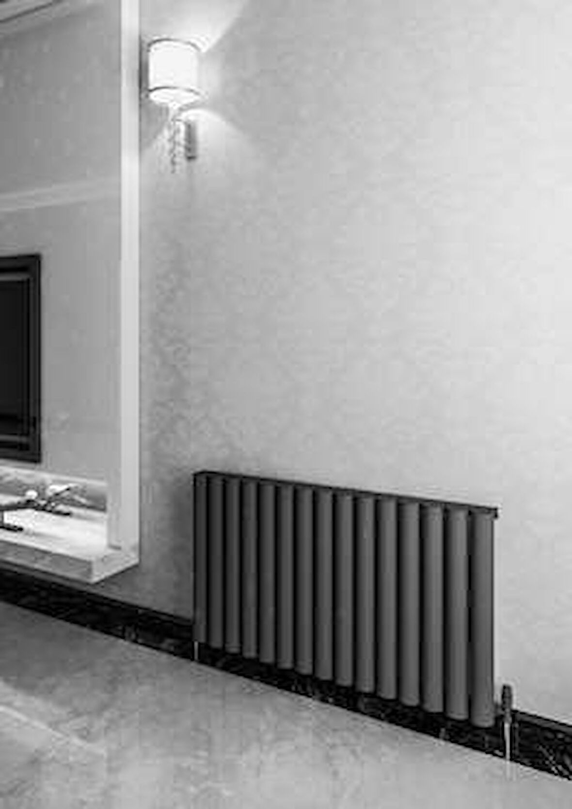 Warma Ula Yatay Alüminyum Radyatör 1045x600 Pütürlü Beyaz (RAL 9016)
