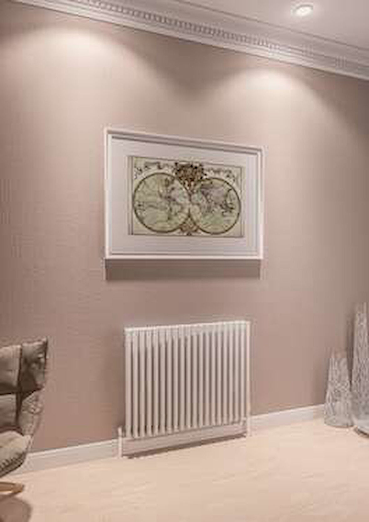 Warma Diva Yatay Çelik Radyatör 780x600 Pütürlü Beyaz (RAL 9016)