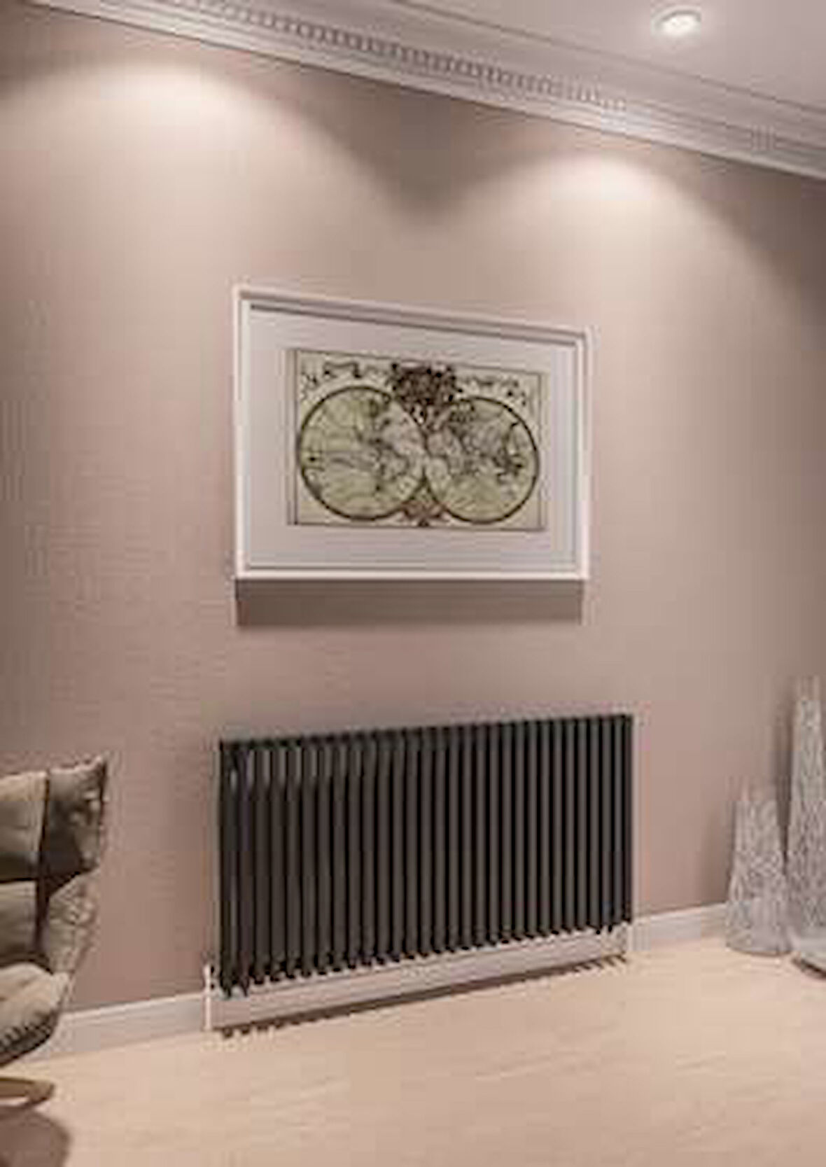 Warma Diva Yatay Çelik Radyatör 1180x600 Pütürlü Beyaz (RAL 9016)