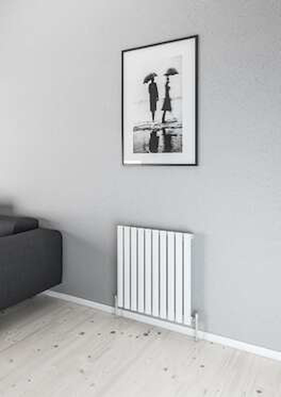 Warma Palesa Yatay Çelik Radyatör 589x600 Pütürlü Beyaz (RAL 9016)