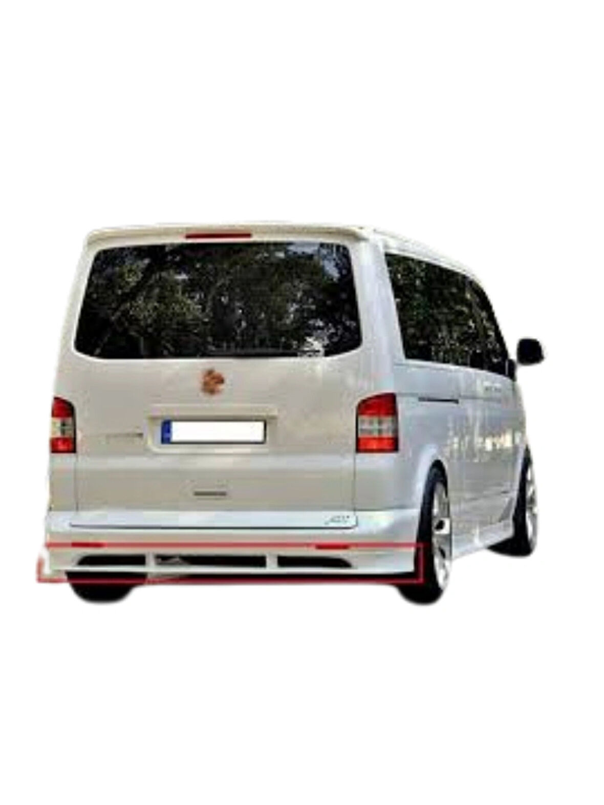 TRANSPORTER 2005-2011 ABT ARKA TAMPON EKİ BEYAZ BOYALI