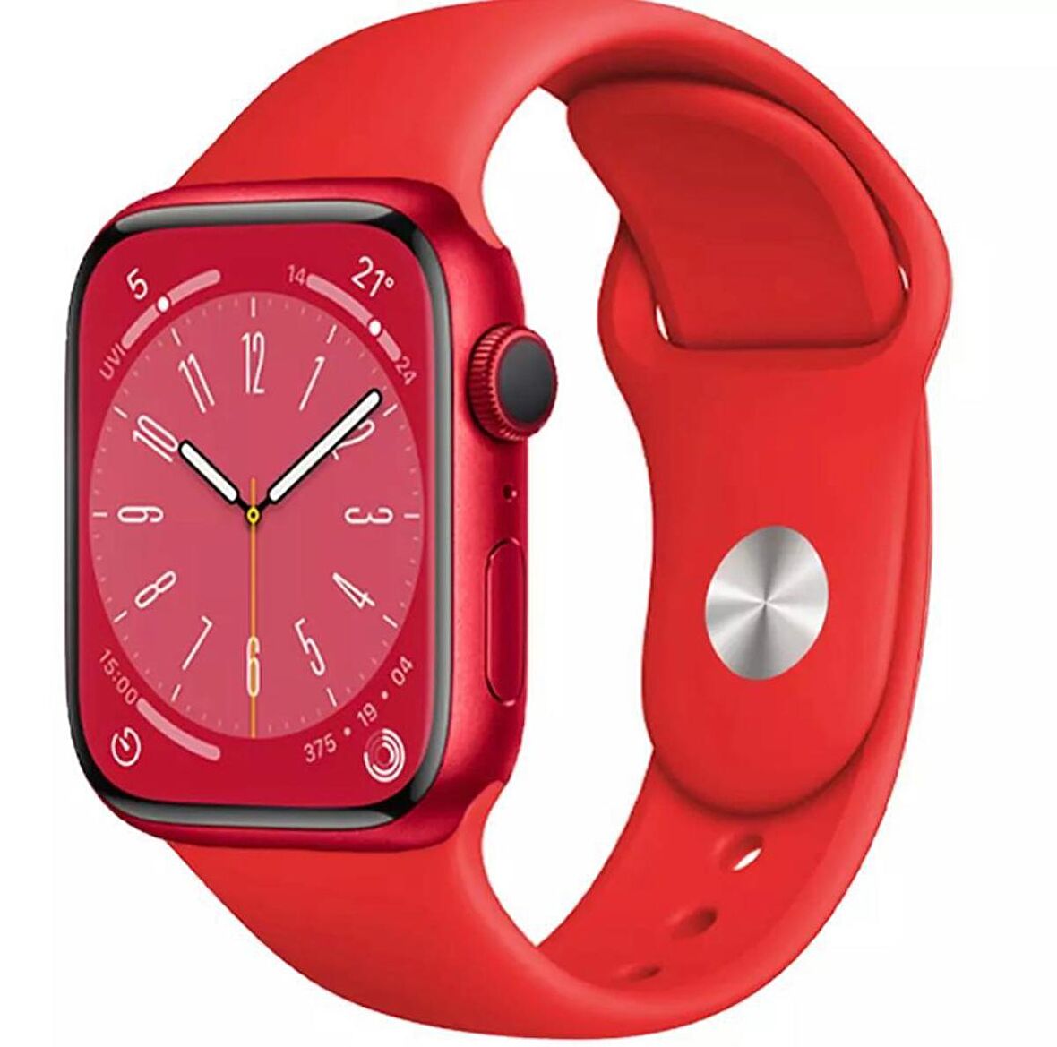 Apple Watch Seri 8 7 6 5 4 3 2 Se Ultra 42MM / 44MM / 45MM / 49MM Uyumlu Spor Silikon Kordon M/L Beden