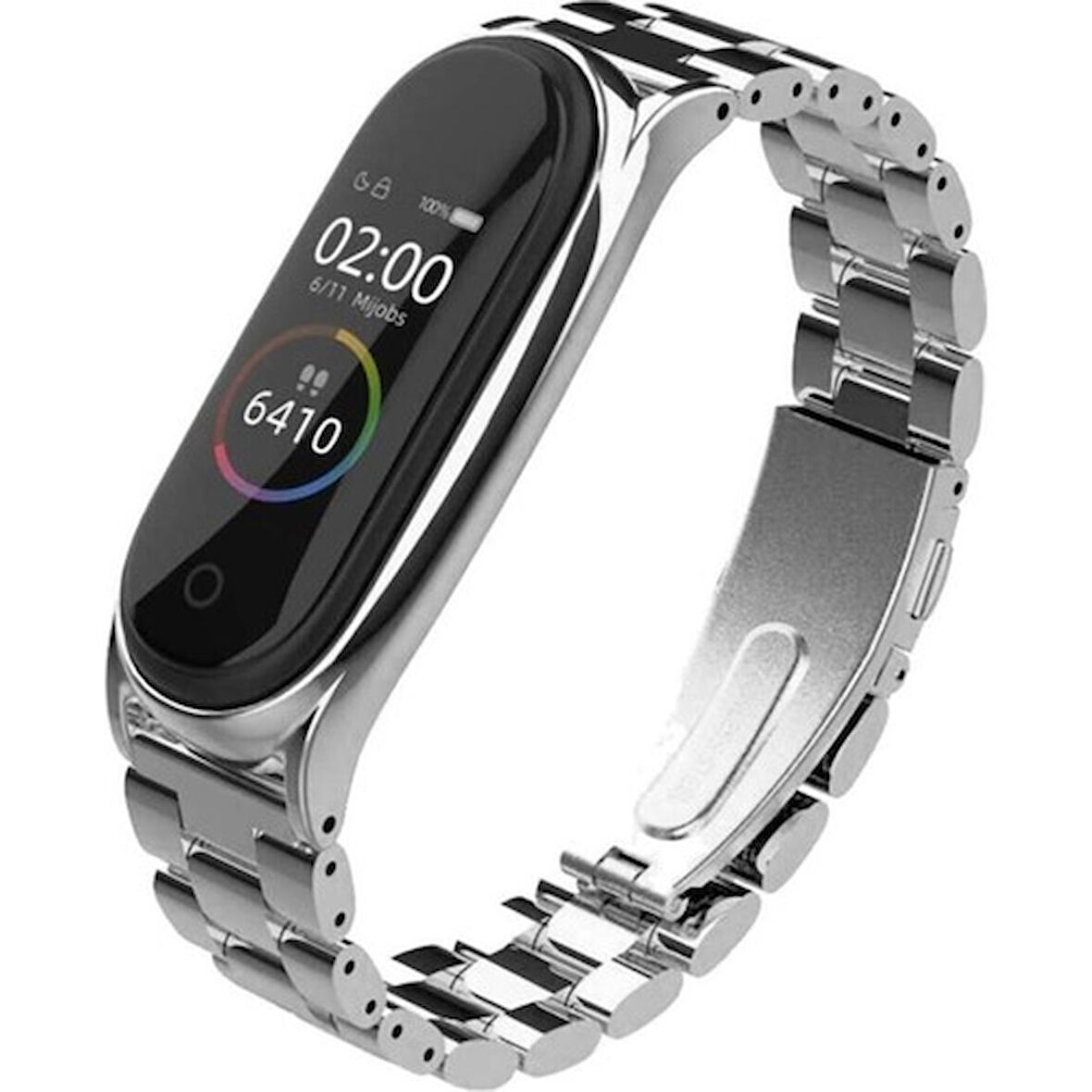 Mi7a Xiaomi Mi Band 4 Mi Band 3 Uyumlu Metal Kordon Kayış