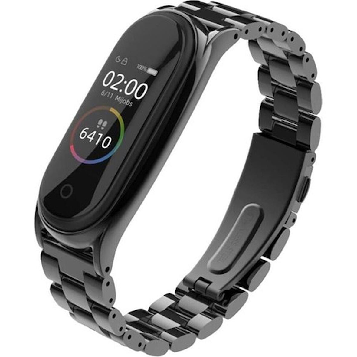 Mi7a Xiaomi Mi Band 4 Mi Band 3 Uyumlu Metal Kordon Kayış