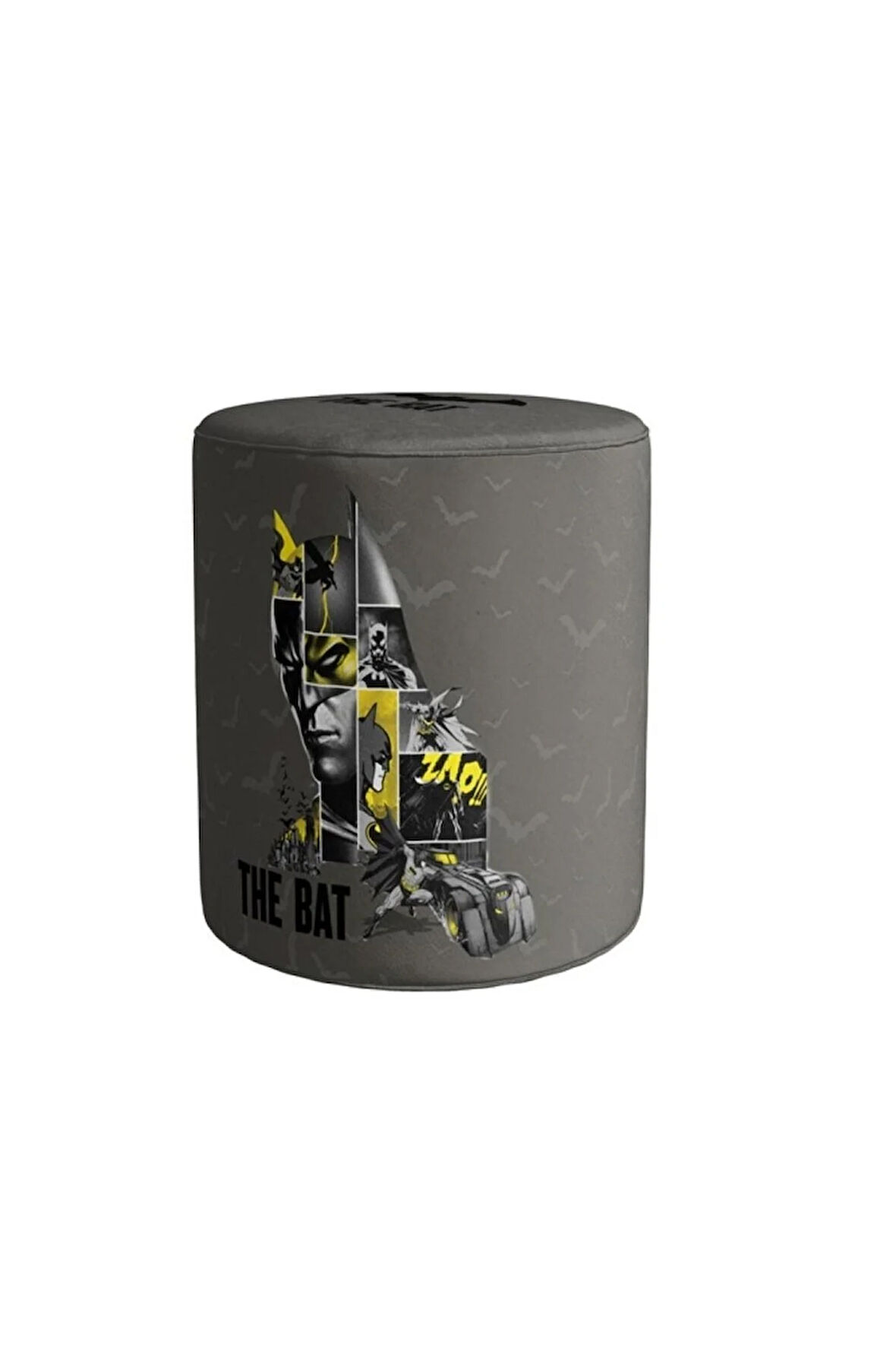 The Bat Puf (Warner Bros Lisanslı Ürün, Süet Kumaş, Uluslararası Solmama Sertifikası)
