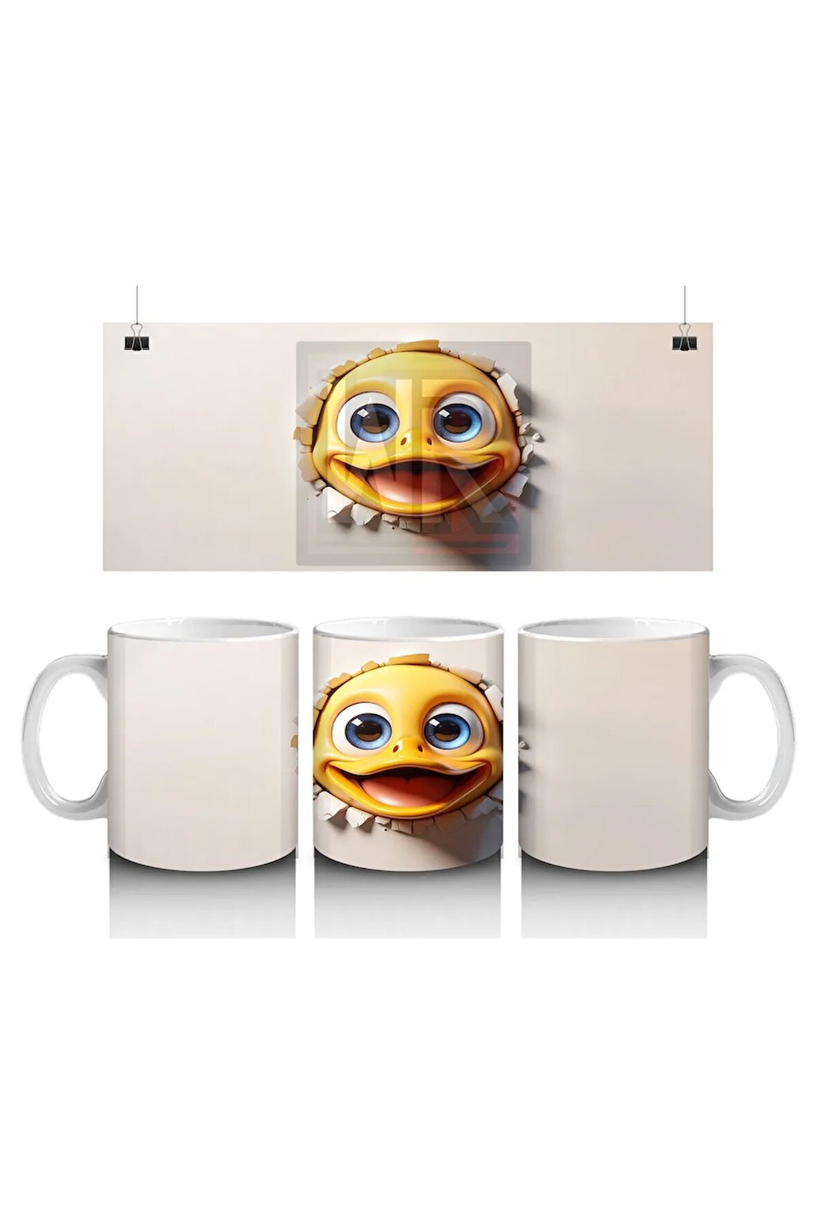 Çocuklara Sütü Sevdiren Neşeli Patlayan Yüz Kupa Bardak