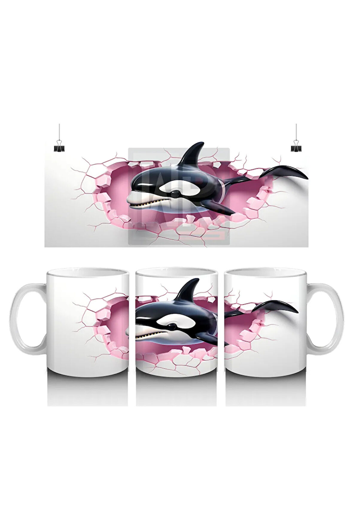 Çocuklara Sütü Sevdiren Maceracı Orca Kupa Bardak