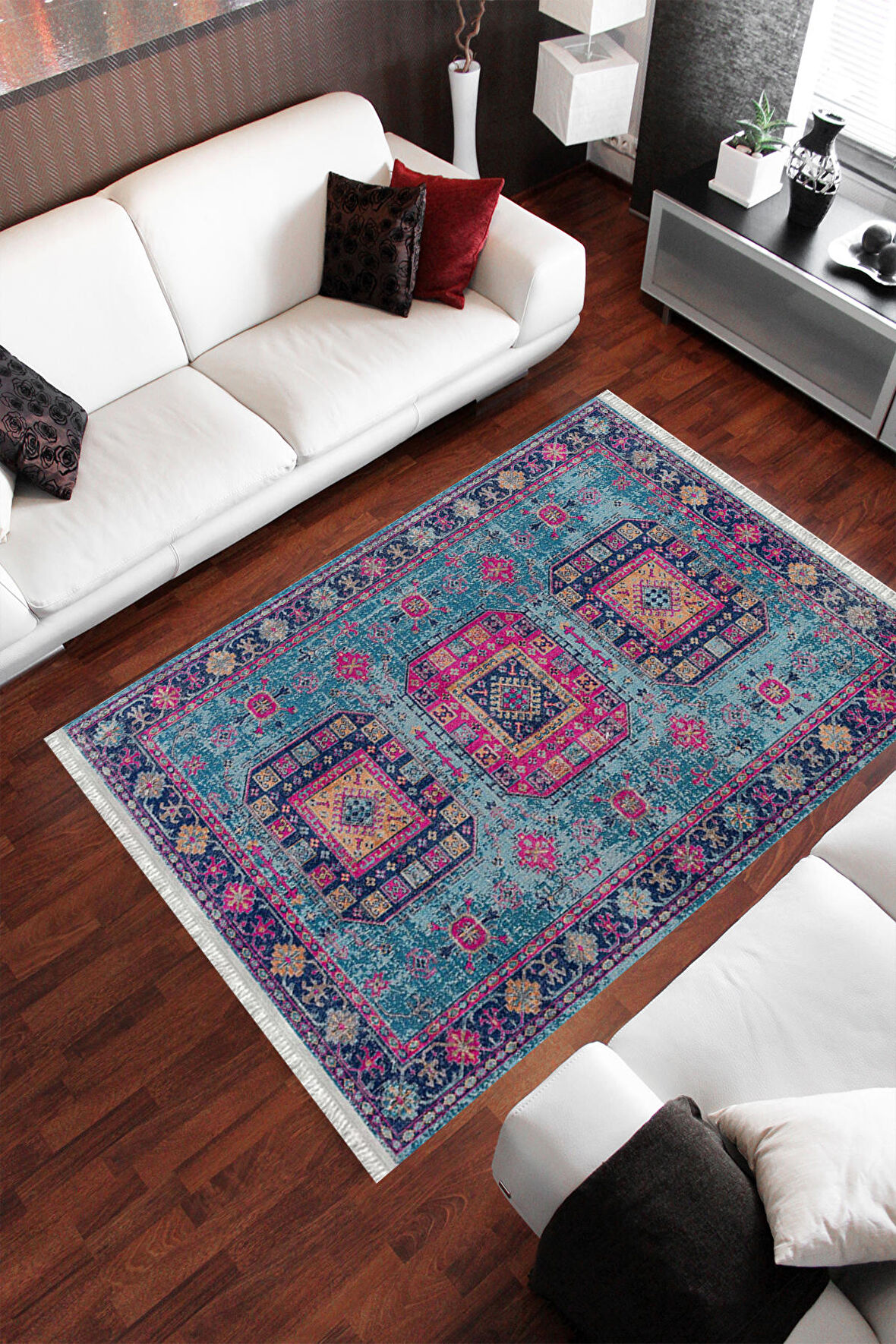 Homier Westa Kalitesi Yıkanabilir Kaymaz Taban Antibakteriyel Kilim Ve Yolluk H-OT-4137B