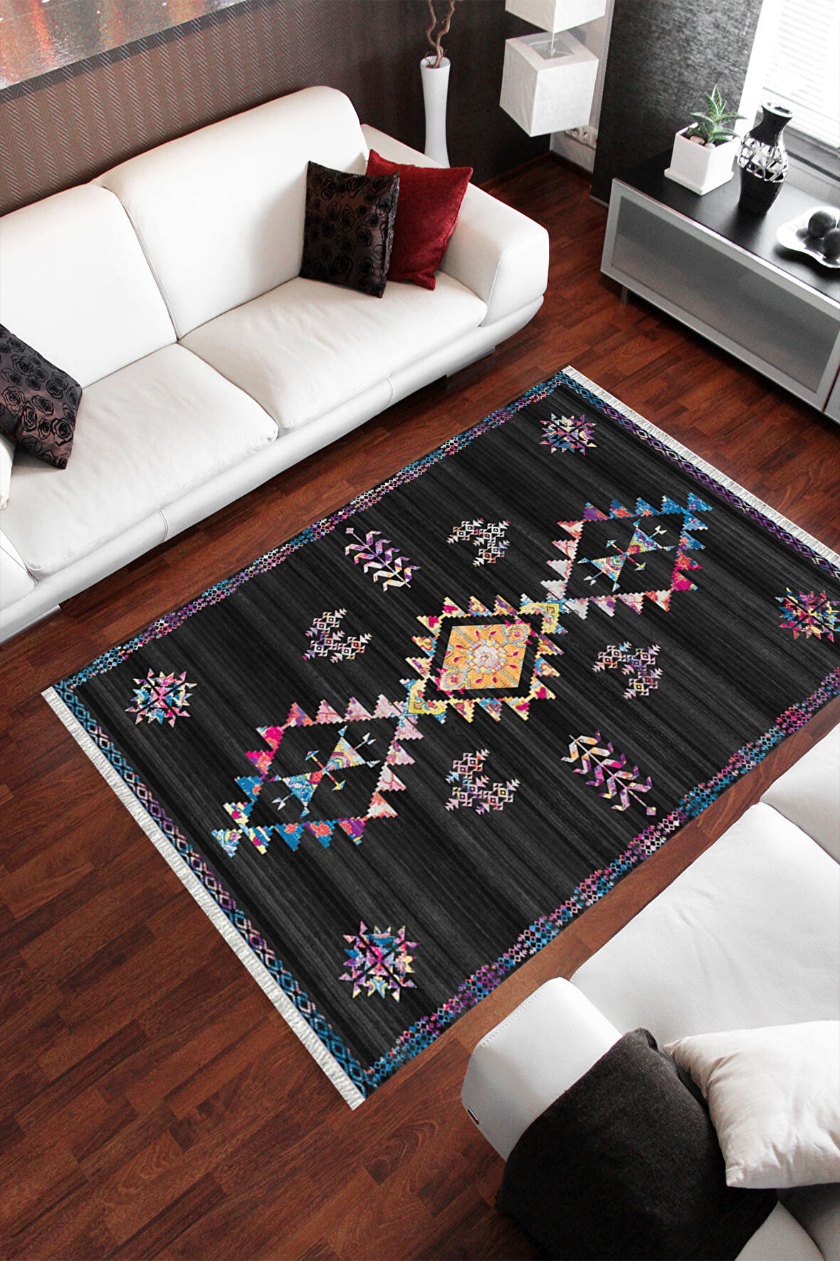 Homier Westa Kalitesi Yıkanabilir Kaymaz Taban Antibakteriyel Kilim Ve Yolluk H-OT-4209C