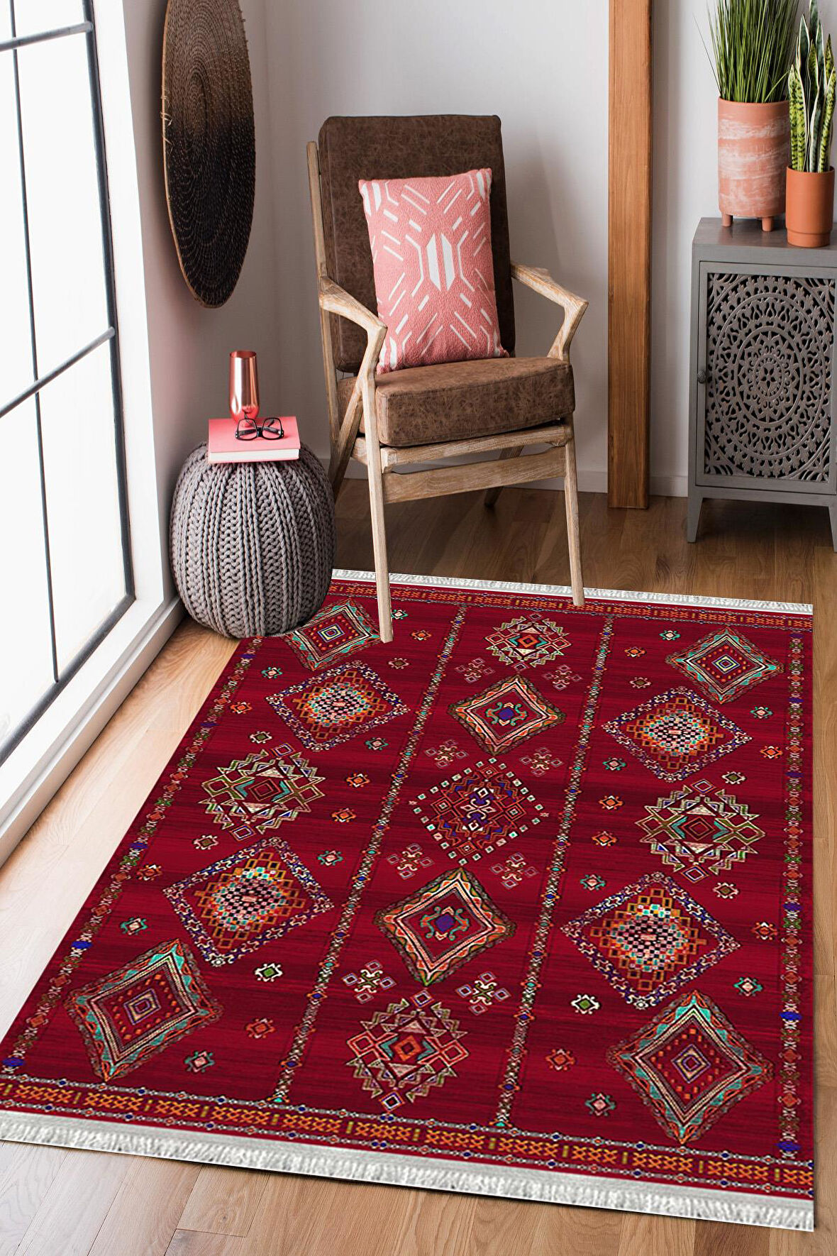 Homier Westa Kalitesi Yıkanabilir Kaymaz Taban Kilim Ve Yolluk H-OT-4235