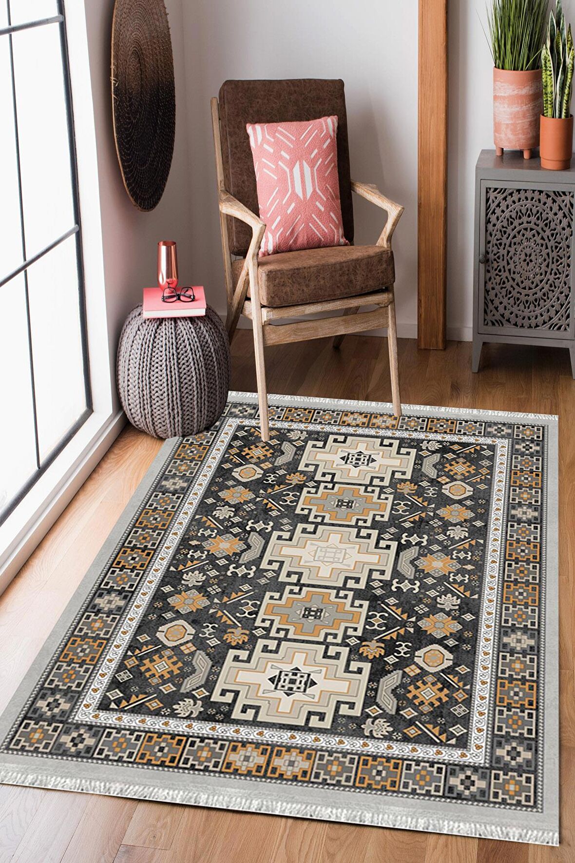 Homier Westa Kalitesi Yıkanabilir Kaymaz Taban Kilim Ve Yolluk H-OT-4254A