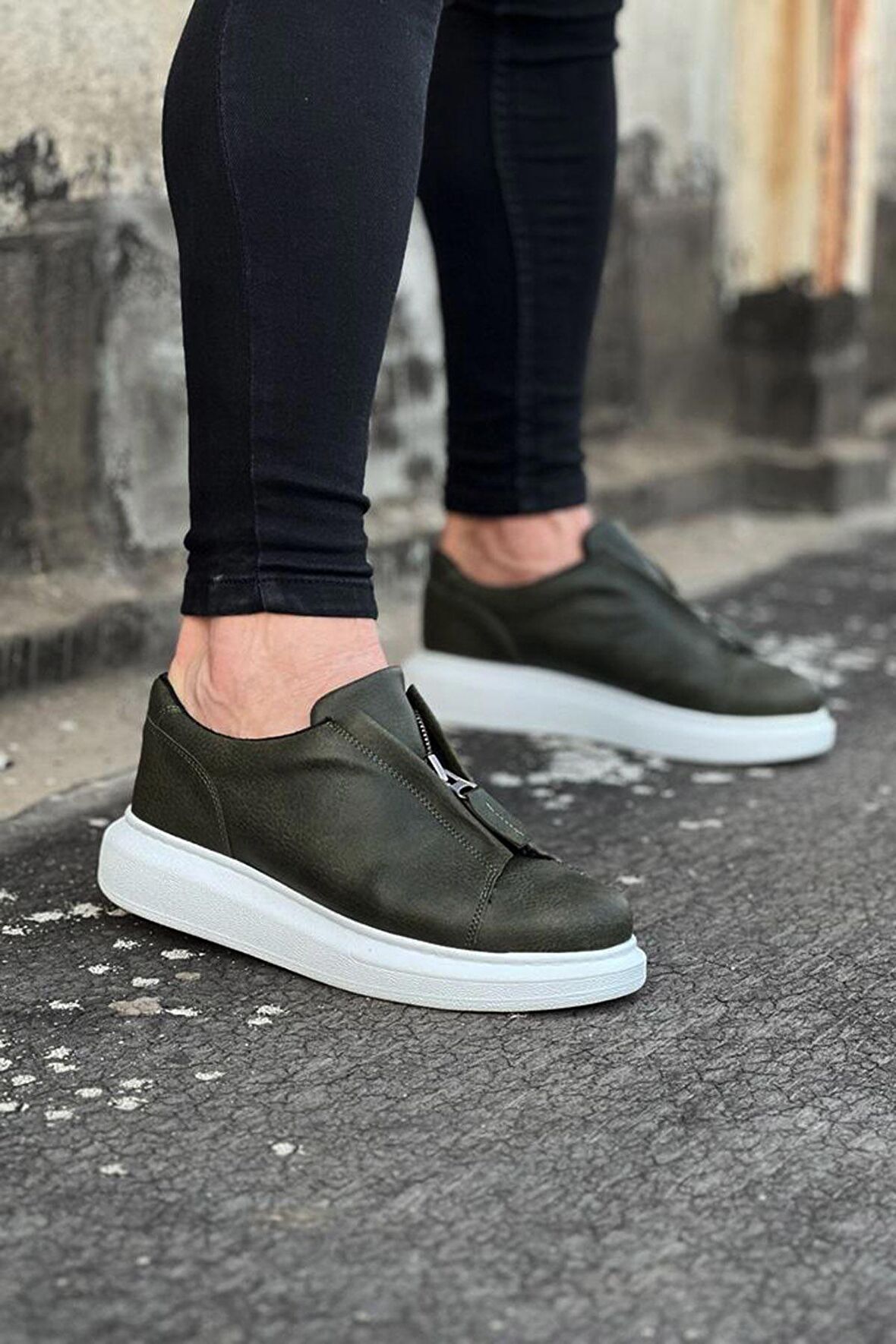Wg010 Haki Erkek Casual Ayakkabı