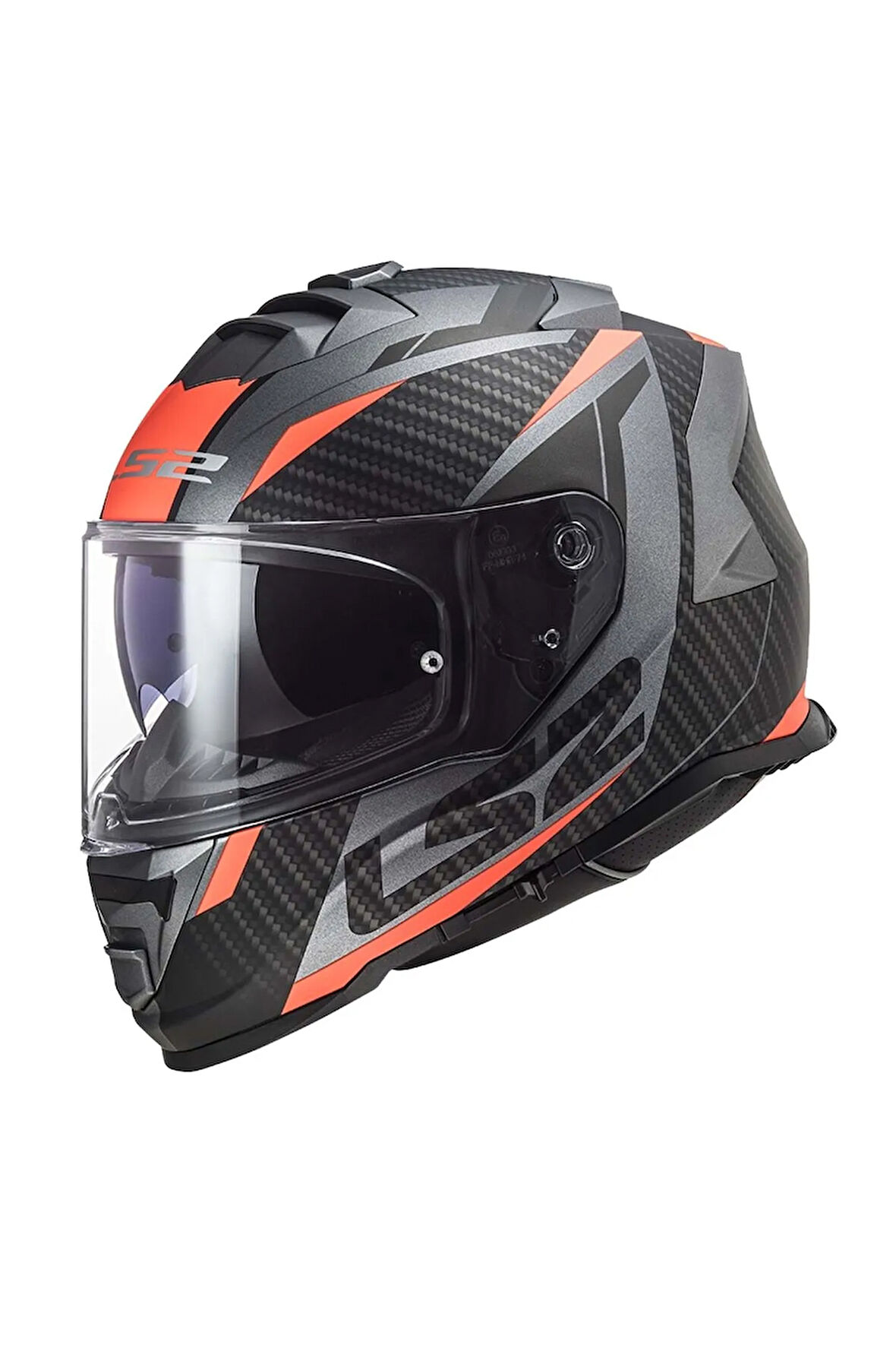 Storm 2 Racer Mat Tıtanıum-neon Turuncu Kask - L