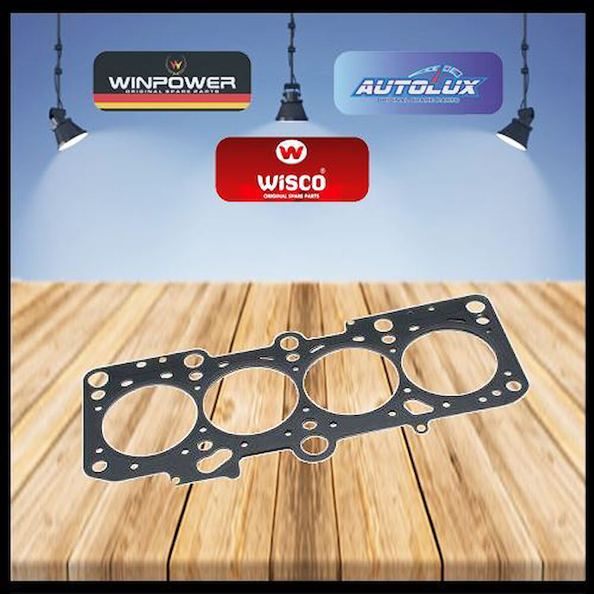 Wisco 058103383K Silindir Kapak Contası Metal 058103383K