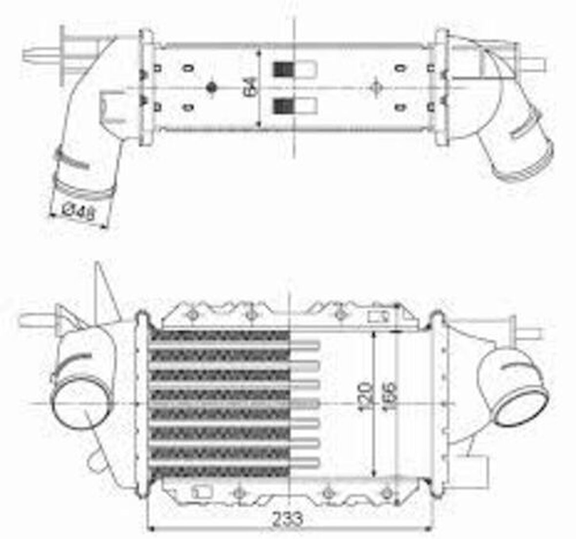 Wisco 1300403 Turbo Radyatörü 1300403