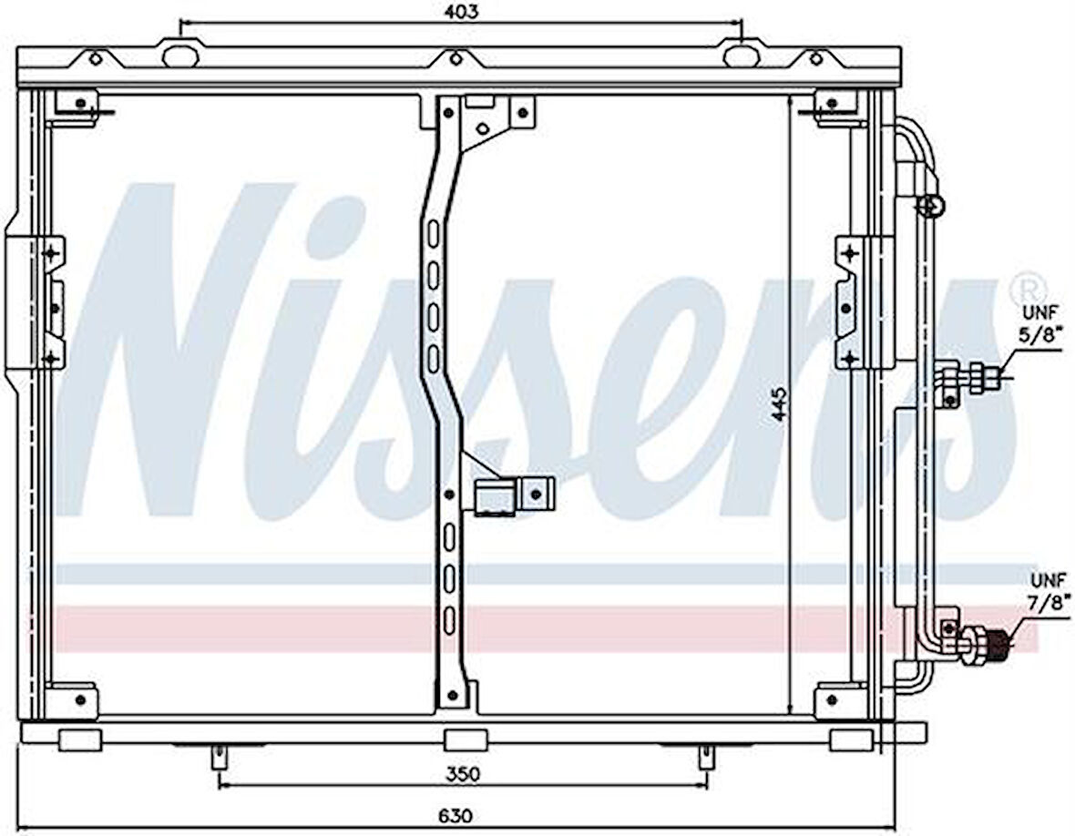 Wisco 1408300670 Klima Radyatörü Mt-At 600X460mm 1408300670