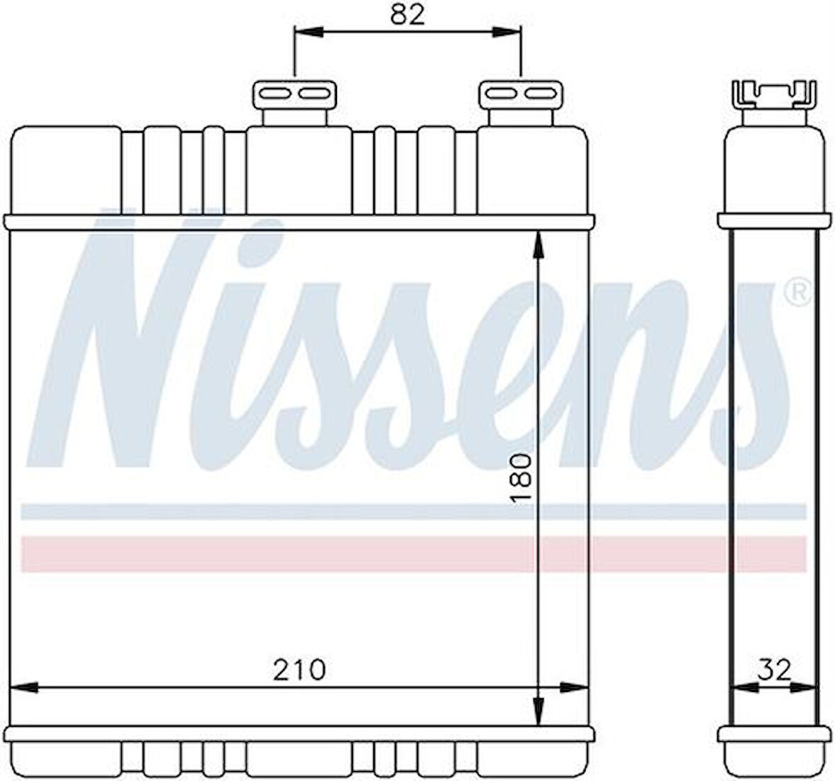 Wisco 1618142 Kalorifer Radyatörü Brazing 180X210mm 1618142