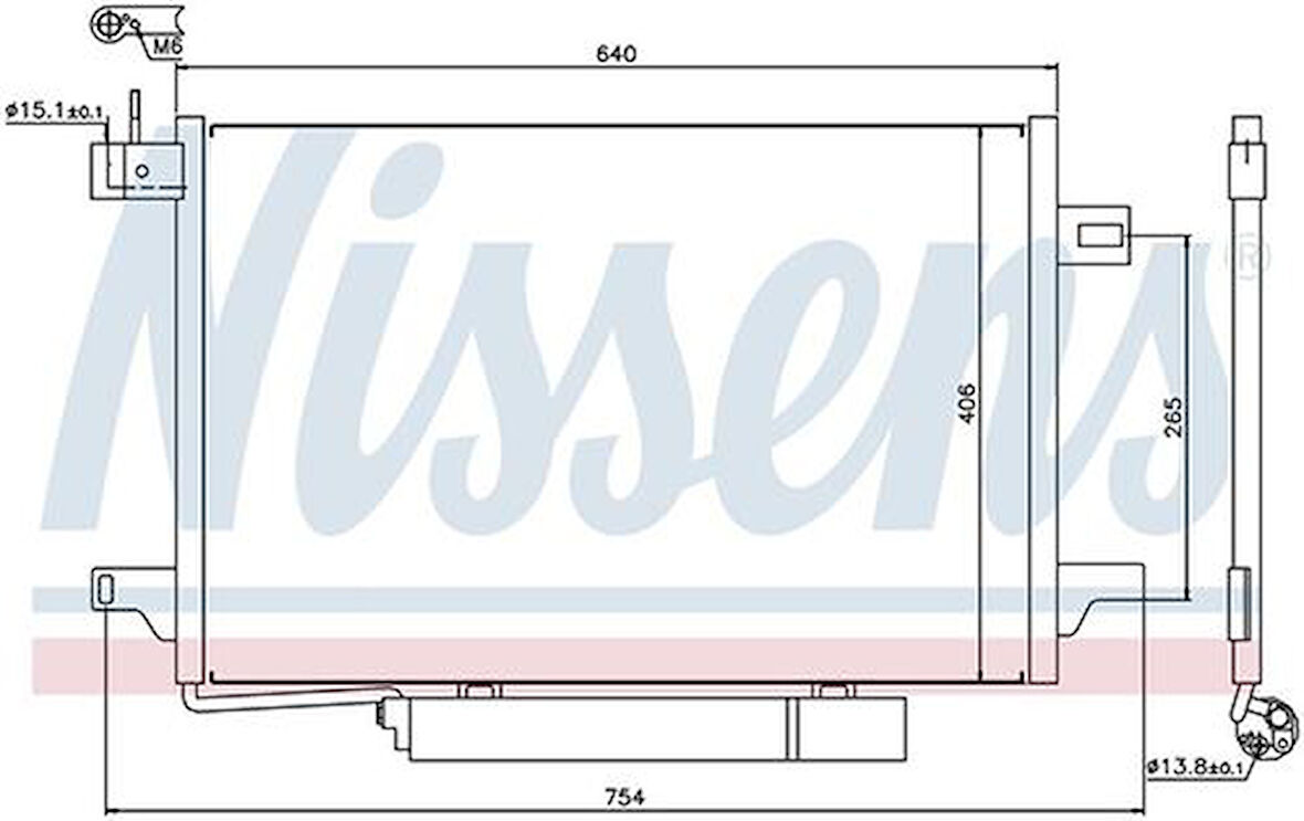 Wisco 1695000354 Klima Radyatörü Mt-At 640X404mm 1695000354