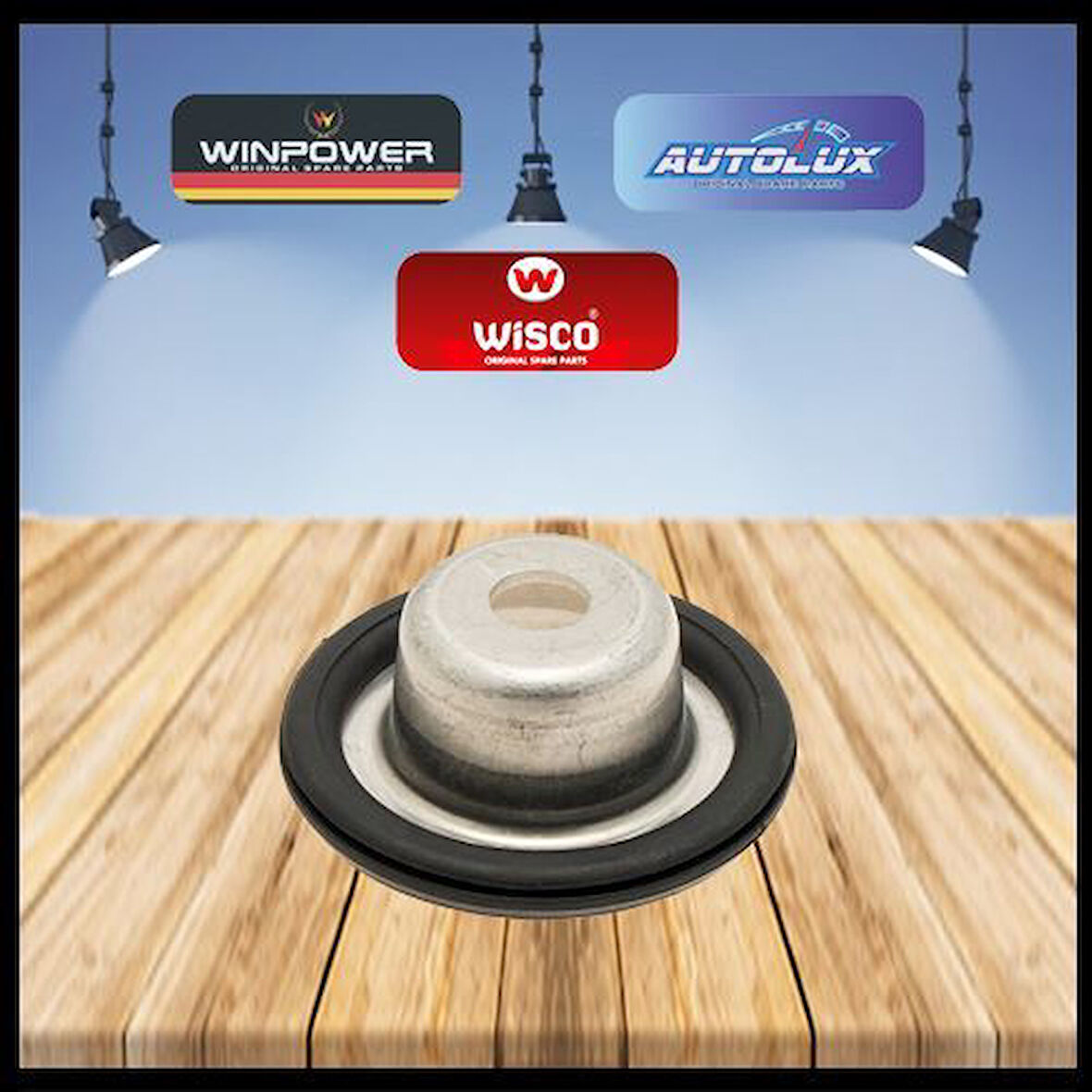 Wisco 1J0412319C Amortisör Çanağı Ön Üst 1J0412319C