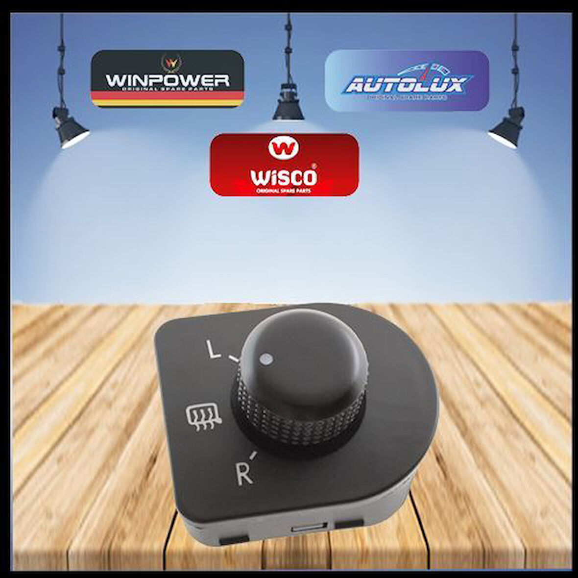 Wisco 1J1959565E Ayna Ayar Düğmesi 1J1959565E