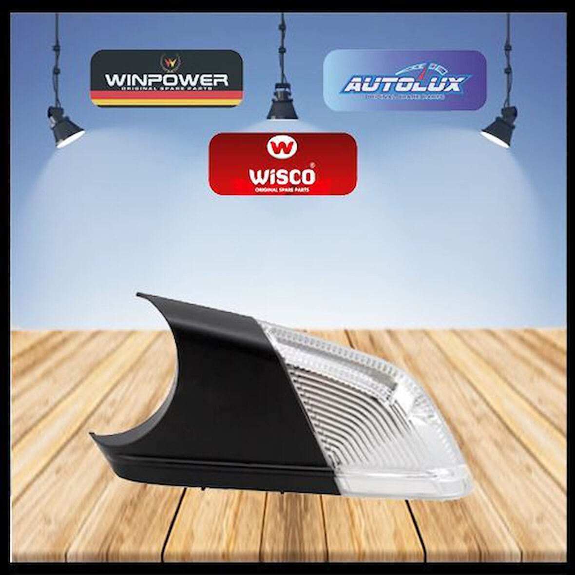 Wisco 1Z0949102C Ayna Sinyali Sağ Alt Aydınlatmasız Tek Soket 1Z0949102C