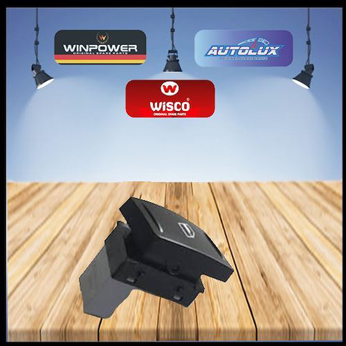 Wisco 1Z0959855 Cam Açma Düğmesi Tekli 1Z0959855